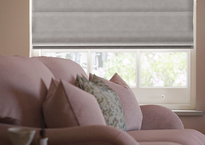 Oleander, Glacier - Twist&Fit Roman Blind - Image 5